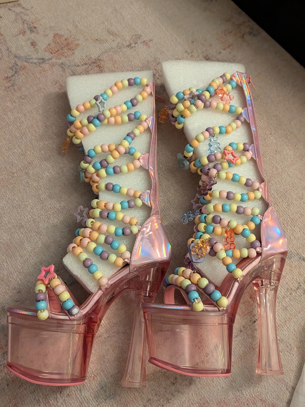 Dolls Kill Candy Pastel Platform Heels